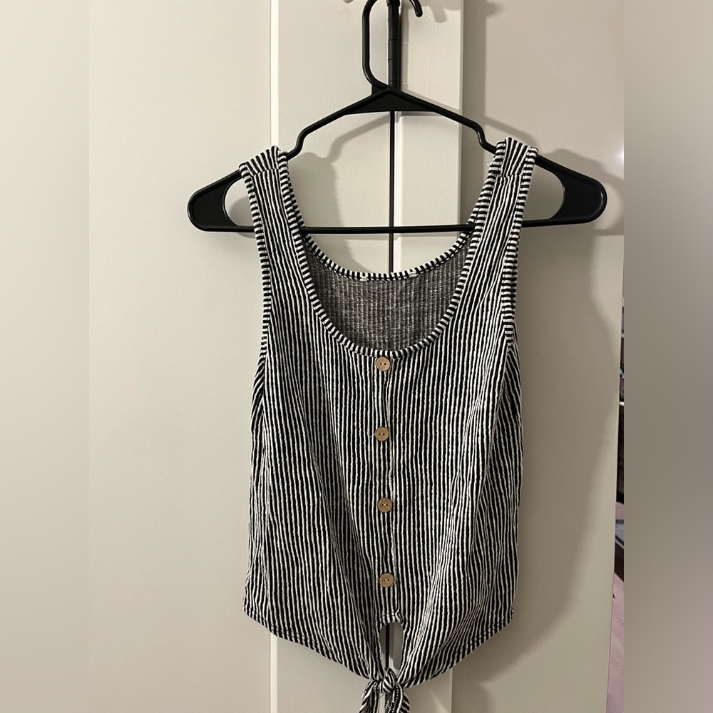 Striped knot top